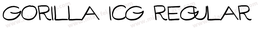 Gorilla ICG Regular字体转换